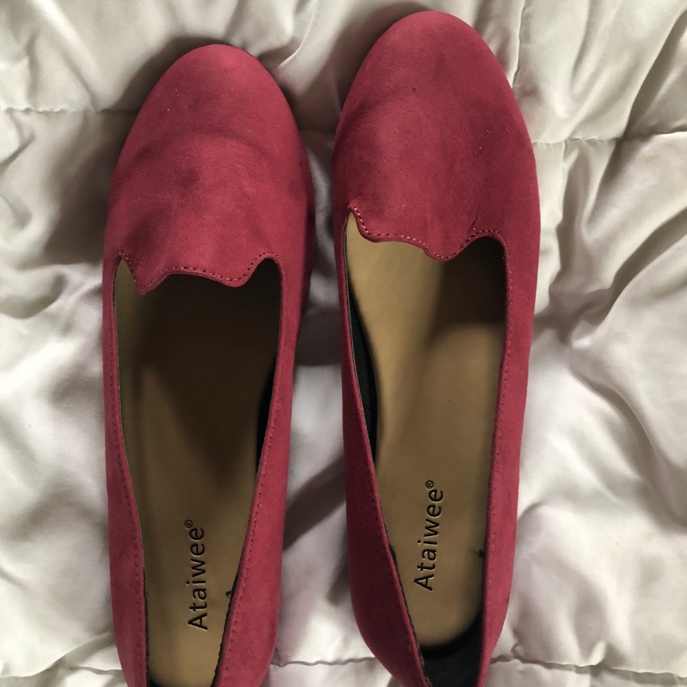 Red Loafer flats - size 8.5